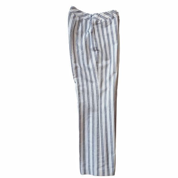 JONES WEAR SPORT Cropped Stretch Striped Pants Size 8 Academia Beach Career - Picture 5 of 12